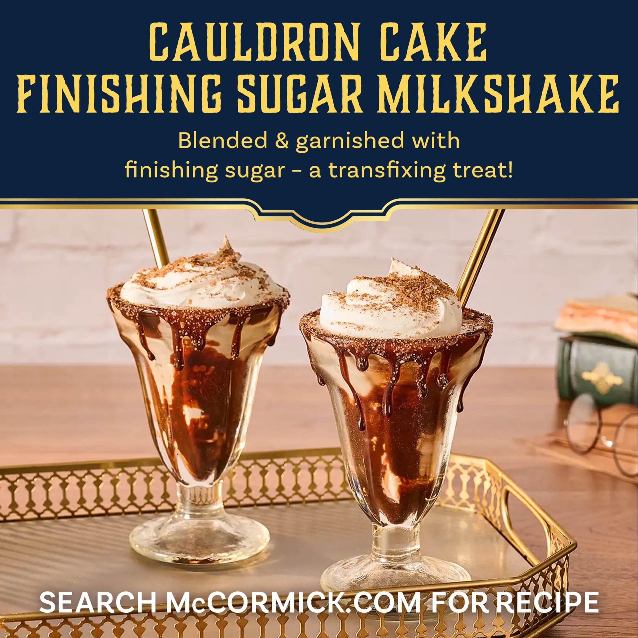 McCormick Kosher Harry Potter Cauldron Cake Finishing Sugar, 3.43 oz Bottle