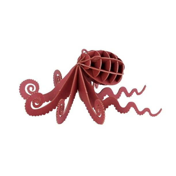 Japanese Art Of Paper Craft Ocean Octopus Premium 3d Paper Puzzle Educational Model Kit Challenge Gift Made In Japan Walmart Com Walmart Com