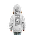 thumbnail image 3 of Shadoumai Girl Oversized Hoodie Letter Print Long Sleeve Hooded Sweatshirt Casual Warmth Pullover Hooded Sweatshirt Children Fall Clothes for Girls, 3 of 6
