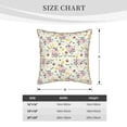 thumbnail image 4 of Fotbe Cute Cow Pattern Velvet Decorative Throw Pillow Covers with Elegant Piping, Soft Plush Cushion Cover for Sofa, Bed, Car, Office-20"x20", 4 of 8