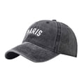 thumbnail image 2 of Alphabet Embroidery Solid Color Duck Hat Trend Personality Outdoor Print Breathable Mesh Hat, 2 of 4