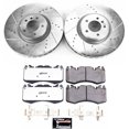 thumbnail image 3 of PowerStop Front Z36 Truck & Tow Carbon-Fiber Ceramic Brake Pad and Drilled and Slotted Rotor Kit Fits: LAND ROVER Select Models K7074-36, 3 of 9
