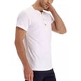 thumbnail image 2 of Playera Casual Manga Corta Algodón Cuello Henley Para Hombre, 2 of 6