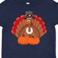 thumbnail image 4 of Inktastic Thanksgiving Turkey with Pumpkin Boys or Girls Toddler T-Shirt, 4 of 5