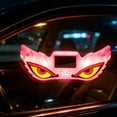 thumbnail image 1 of Luz Estroboscópica Led con Forma de Ojo de Diablo Alimentada Por Energía Solar para Parabrisas de Automóviles: Luz de Seguridad de Advertencia para Camiones, Suv y Furgonetas. No Requiere Cableado., 1 of 6