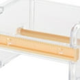 thumbnail image 1 of Washi Tape Dispenser Cutter Washi Tape Dispenser Washi Tape Storage Dispenser Tape Cutter Tape Holder Cutter Washi Tape Dispenser Cutter Transparent 2 Serrated Bars ABS Plastic, 1 of 5