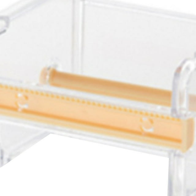 Washi Tape Dispenser Cutter Washi Tape Dispenser Washi Tape Storage Dispenser Tape Cutter Tape Holder Cutter Washi Tape Dispenser Cutter Transparent 2 Serrated Bars ABS Plastic