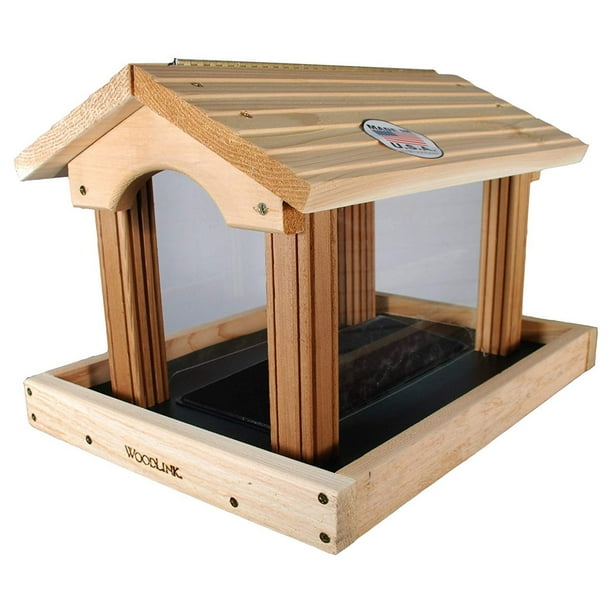 Woodlink PRO4 Premier Large Capacity Ranch Style Red Cedar Wood Bird