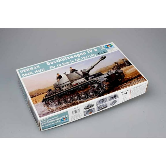 Trumpeter 00374 1/35 German Geschutzwagen IVb fur 10.5cm leFH 18/1(Sf)  - Scale Model Kit