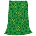 thumbnail image 2 of Fotbe St Patrick's Day5 Manta de Franela Acolchonada con Estampado, Súper Suave y Esponjosa, Extra Grande para Sofá, Cama, Uso Todo el Año-40"x30", 2 of 7