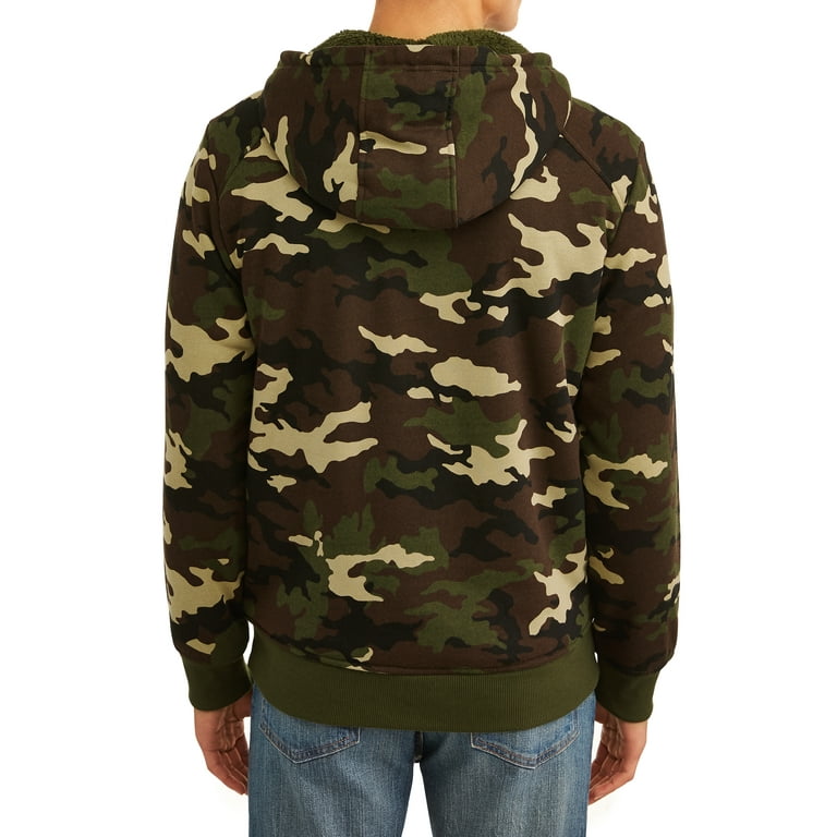 George Men s Sherpa Hoodie up to Size 5XL Walmart