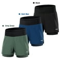 thumbnail image 3 of Arsuxeo B233 Multi-Functional Running Shorts with Storage Belt, Breathable & Quick-Dry, Black, EU XL, 3 of 6