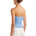 thumbnail image 3 of Valcatch Women's Strapless Crop Top Sweetheart Neck Ribbed Knit Twisted Knot Front Sleeveless Tanks Top, 3 of 6
