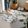 thumbnail image 4 of Multicolor Chevron Pattern Door Rugs,Washable Non Slip Door Mats Indoor,Decorative Door Mats,Entry Mat Indoor for Entrance,Bedroom,Kitchen,Bathroom,16"x24", 4 of 6