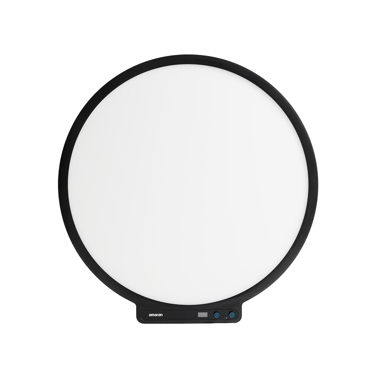 amaran Verge Max 22" 60W Bi-Color Circular LED Light Panel, Charcoal - Includes Desk Clamp Stand with a 360deg Swing Mounting Arm and 180deg Pan & Tilt Control