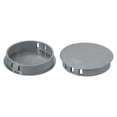 thumbnail image 1 of Uxcell Plastic Hole Plug, Flush Type Round Hole Plugs Cover Snap in Locking Hole Tube Dark Grey 2", 1 of 7