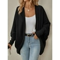 thumbnail image 3 of PTHTECHUS Womens Cardigan Open Front Sweater for Women No Button Knit Cardigan Casual Long Sleeve Outerwear with Pockets, 3 of 7