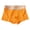 Yellow, variant on zeranth Men Underwear Patchwork Color Elastic Wide Waistband Mid-rise Panties 3D U-convex Mesh Inner Breathable Shorts Briefs