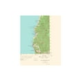 thumbnail image 2 of Topographical Map - Cape Foulweather Oregon Quad - USGS 1967 - Vintage Wall Art, 2 of 4