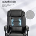 thumbnail image 3 of NOBLEMOOD Black Heated Office Chair w/ 4 Points Massage, Lumbar Support & Footrest for Adult & Child, 3 of 7