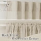 thumbnail image 2 of Cortinas RYB HOME de lino texturizado semitransparente, 2 paneles, color beige, 2 of 6