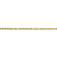 thumbnail image 3 of Real 14kt Yellow Gold 1.8mm Diamond Cut Milano Rope Chain; 16 inch; Lobster Clasp, 3 of 5