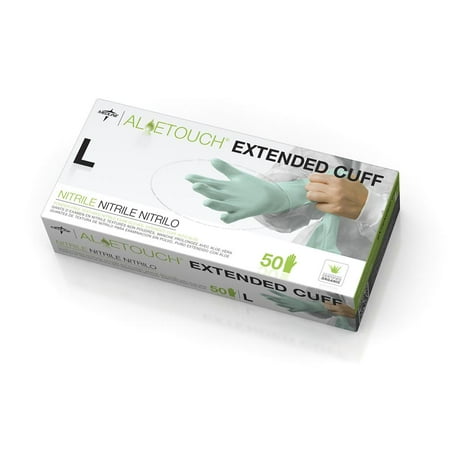 Aloetouch Extended Cuff Chemo Nitrile Exam Gloves - MDS195186