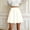 White, variant on Women's High Waist Knit Pleated Mini Skirt, Soft Stretch A-Line Flowy Skirt, Casual Elegant Skirts for Women WhiteOne Size