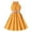Yellow-1, variant on Girls Halter Neck Yellow Dress Sleeveless Casual A-line Outfits Sundress Summer Dress for 7-8 Years