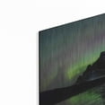 thumbnail image 2 of Luxe Metal Art 'Water And Mountain During Northern Lights' by Luxe Portfolio, Metal Wall Art, 48"x24", 2 of 9