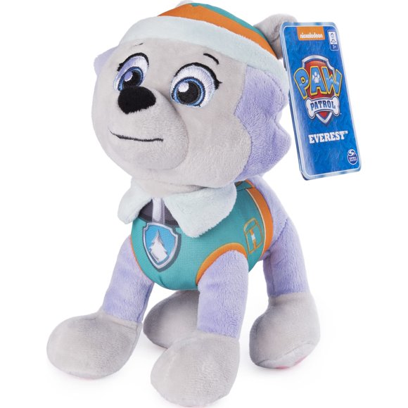 Peluche Paw Patrol Everest de 8 pulgadas de pie para niños mayores de 3 años