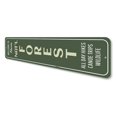 thumbnail image 4 of National Forest Vertical Novelty Decor, Metal Wall Sign - 4x18 Inches, 4 of 4