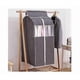 thumbnail image 2 of Hanging Garment Bag Garment Bag Organizer Storage with Clear Pvc Windows Garment Rack Cover DustproofGray 60*48*100, 2 of 4