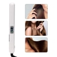 thumbnail image 3 of Qkiss ultrasónico infrarrojo plancha de pelo pantalla LCD onda fría pelo alisar rizador herramienta de peinado del cabello(US-Blanco), 3 of 5
