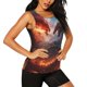 thumbnail image 2 of Fotbe Fire Sky Dragon Blusas Sin Mangas para Mujer – Estilo Casual, Corte Suelto, Slim-Fit, Cuello Redondo Deportivo, Tops de Verano para Gimnasio y Yoga-Medium, 2 of 7