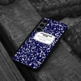 thumbnail image 4 of WIRESTER Shockproof Soft Rubber Cover Case for Samsung Galaxy S24 FE 6.7", Blue Composition Book, 4 of 5