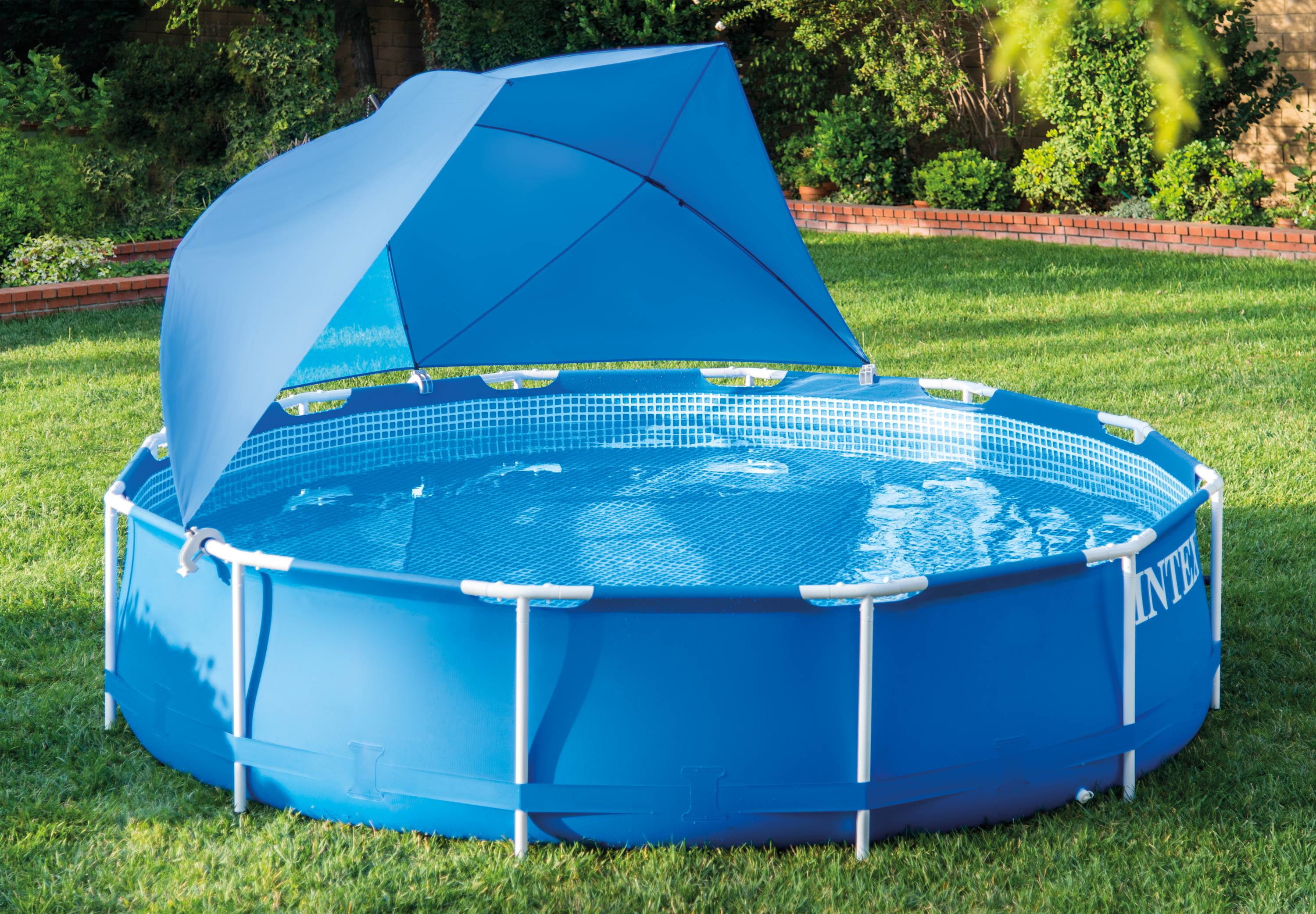 Homemade Above Ground Pool Umbrella / 38 Genius Pool Hacks To Transform