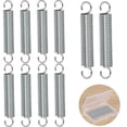 thumbnail image 2 of Raindrops Spring Accessories Small Springs Extension Coiled Silver Stainless Steel 10Pcs, 2 of 6