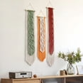 thumbnail image 4 of Hzzsbu Nordic Leaf Macrame Tapestry Wall Hanging - Dream Catcher for Living Room Decor, 4 of 7