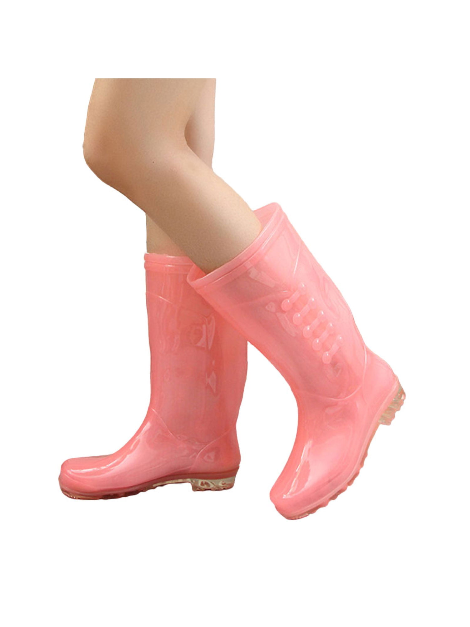 Details about  / Women/'s Mens Anti Slip Mid Calf Lined Waterproof  Rain Boot Garden Work Shoes