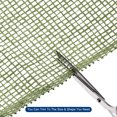 thumbnail image 4 of Uxcell PP Burlap Mesh 10" x 10 Yards Decorative Wrapping Ribbon, Dark Green 1 Roll, 4 of 5