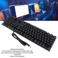 thumbnail image 4 of Teclado De Computadora Con Cable, 104 Teclas, Retroiluminación RGB, Multifuncional, Evita Imágenes Fantasma, Teclado Mecánico De Tamaño Completo Con Interruptor Rojo, Teclado, 4 of 7