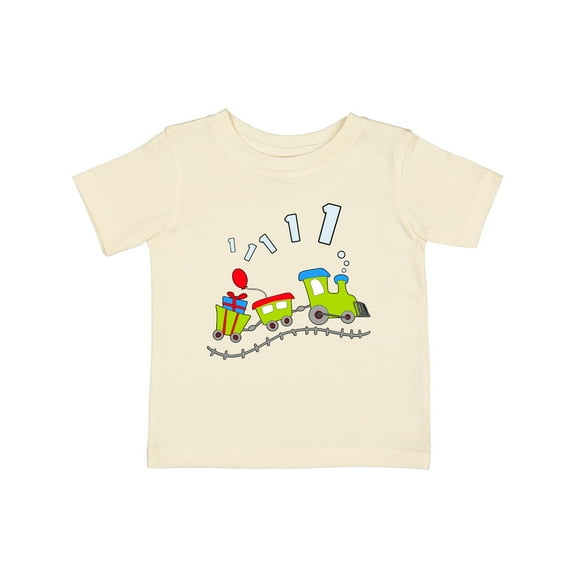 Inktastic 1st Birthday Party Train Boys or Girls Baby T-Shirt
