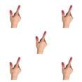 thumbnail image 2 of Methold 2 piezas juegos móviles guantes con mangas para los dedos pantalla táctil portátil nailon cómodo controlador de juegos cubiertas de mano rojo Type1 NO1, 2 of 5