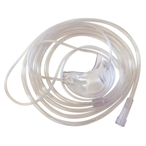 1-Pack Westmed #0101 Biflo Nasal Mask with 7' Kink Resistant Tubing