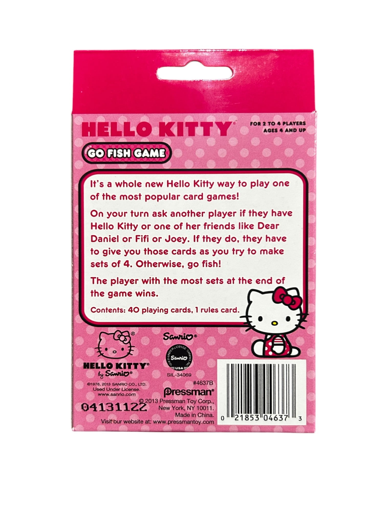 Pressman Toys - Hello Kitty Playing Go Fish Card Game by Sanrio - Walmart.com Pressman Toys - Hello Kitty Playing Go Fish Card Game by Sanrio - Walmart.com