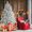 Snowy White-1000 Branch-7ft, variant on SOLAURA 6ft Snow Unlit Christmas Tree, Snow Flocked Hinged Artificial Xmas Tree, with Metal Stand and 800 Branch Tips for Seasonal Holiday Decoration