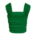 thumbnail image 3 of Timegard Débardeurs de Sortie pour Femmes Sans Manches Ajusté Froncé Confortable Décontracté Court Blouse Camis, 3 of 3