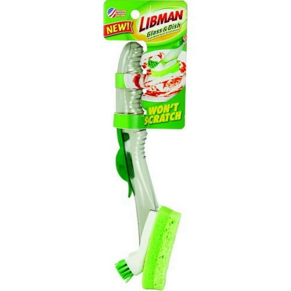 1132 11 in. Glass & Dish Dish Wand with Scrub Brush (Pack of 4)