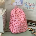 thumbnail image 2 of Resicozy Cute Bow Backpack for Womens Lightweight Bookbags Elementary College Back Pack Women Laptop Casual Daypacks Hot Pink, 2 of 4
